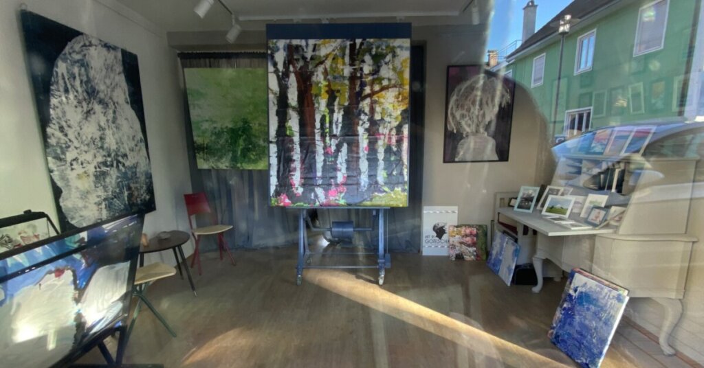 Schaufenster Kunst & Visionen